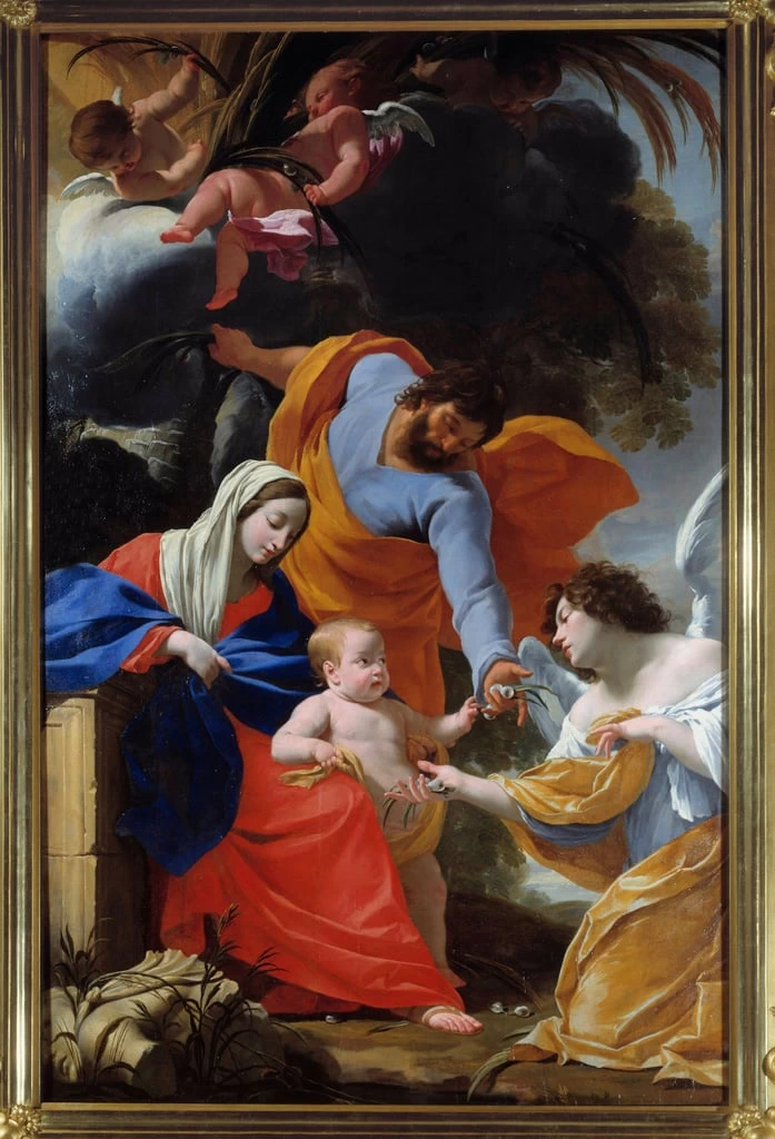 Il riposo della Sacra Famiglia - 1639, Grenoble, Musee des Beaux Arts